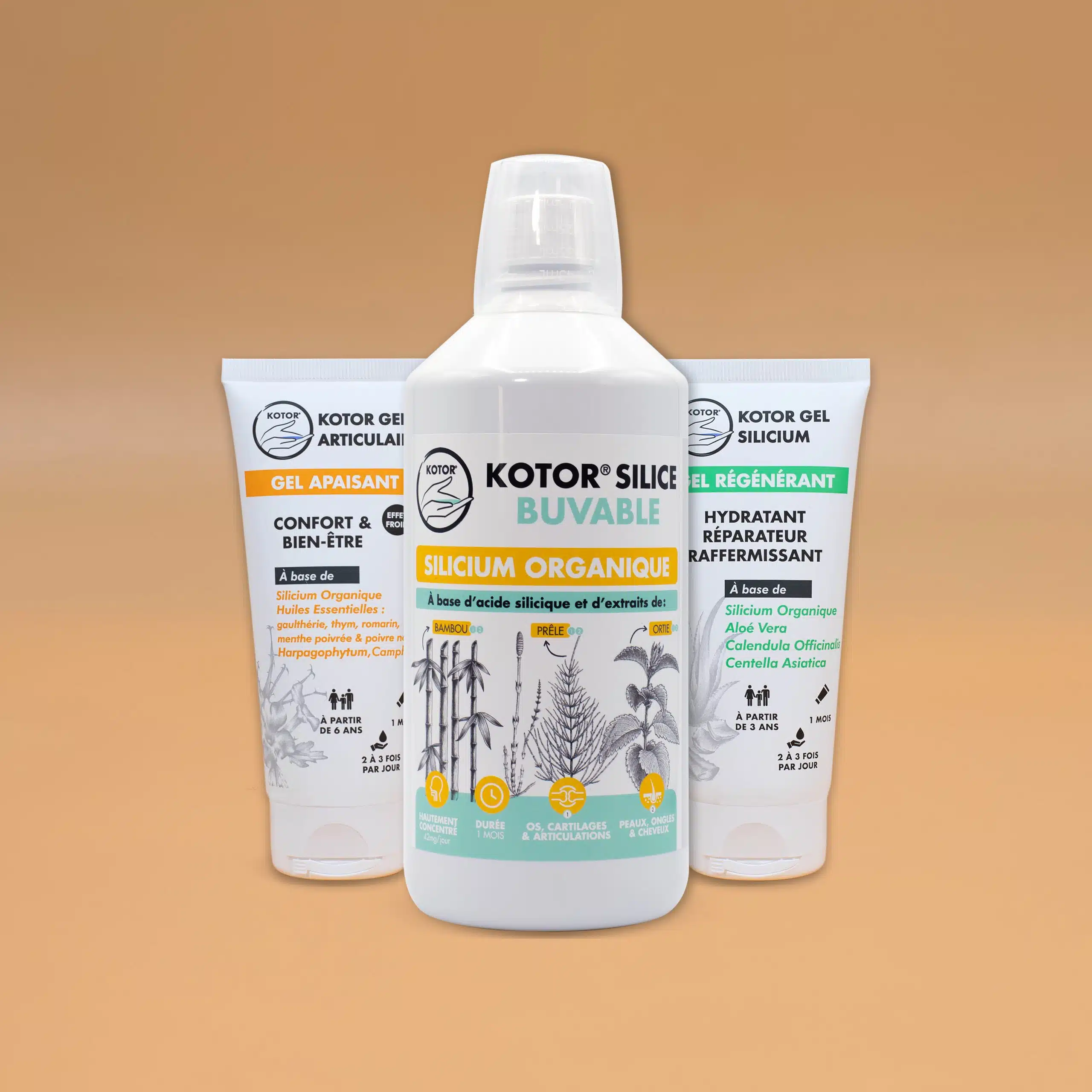 Pack silicium organique