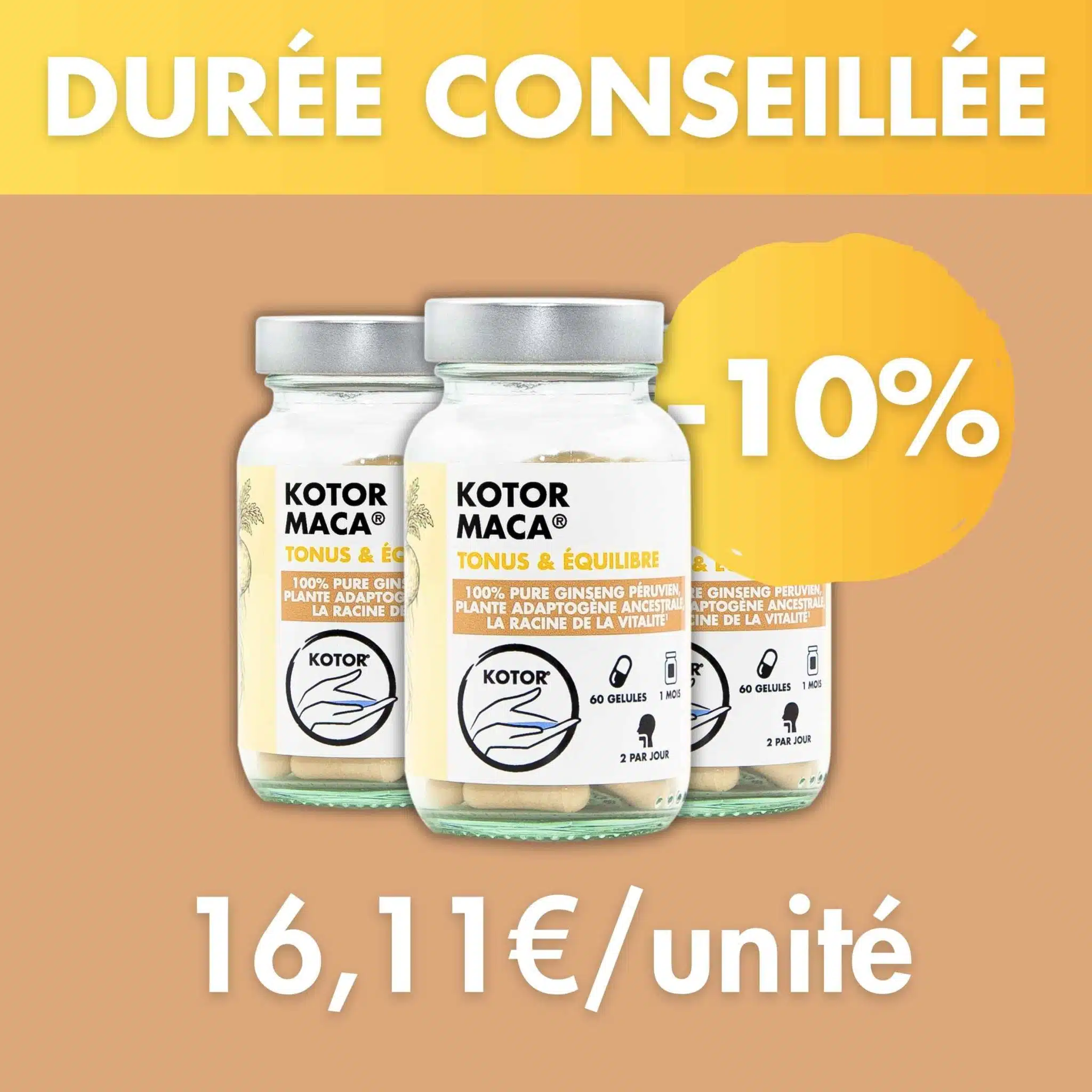 3 mois (-10%)